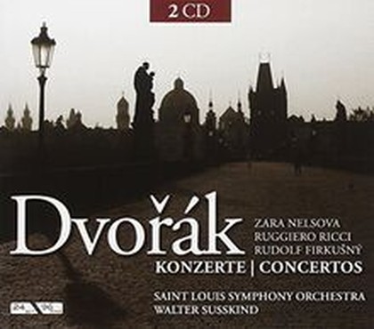 Hudba Dvořák Concertos: Zara Nelsova, Ruggiero Ricci, Rudolf Firkušný, St. Louis Symphony Orchestra, Dvořák and Walter S. (2CD)