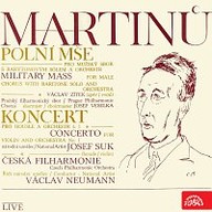 Hudba Martinů: Polní mše. Kantáta, Koncert pro housle a orchestr č. 1 - Live