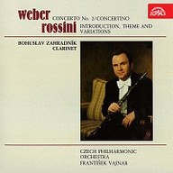 Hudba Weber, Rossini: Skladby pro klarinet a orchestr