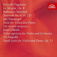 Hudba Paganini, Martinů, Tausinger, Ulrich, Nejedlý: Skladby pro housle