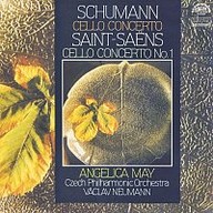 Hudba Schumann, Saint-Saëns: Koncerty pro violoncello a orchestr