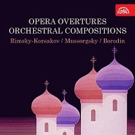 Hudba Předehry oper, orchestrální skladby (Rimskij-Korsakov, Musorgskij, Borodin...).