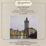 Hudba Beethoven: Předehry (Egmont, Coriolan, Leonore III...)