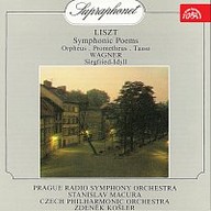 Hudba Liszt: Symfonické básně (Prométheus, Orfeus, Tasso), Wagner: Siegriedova idyla