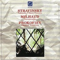 Hudba Stravinskij, Milhaud, Prokofjev: Pulcinella, Ebony - Scaramouche - Symfonie č. 1