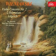 Hudba Wieniawski: Houslový koncert č. 2, Dvě polonézy, Legenda