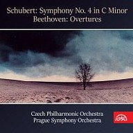 Hudba Schubert: Symfonie č. 4 c moll - Beethoven: Předehry