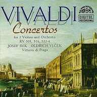 Hudba Vivaldi: Koncerty pro dvoje housle, smyčcový orchestr a basso continuo