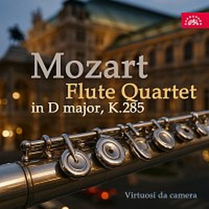 Hudba Mozart: Kvartet pro flétnu, housle, violu a violoncello D dur