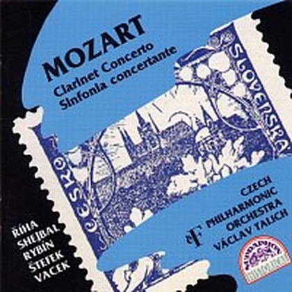 Hudba Mozart: Koncert pro klarinet, Koncertantní symfonie Es dur